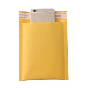 180 Only Kraft Paper Self Sealing Bag, Composite Bubble Envelope, Foam Shockproof Yellow Express Bag 30x30 4cm