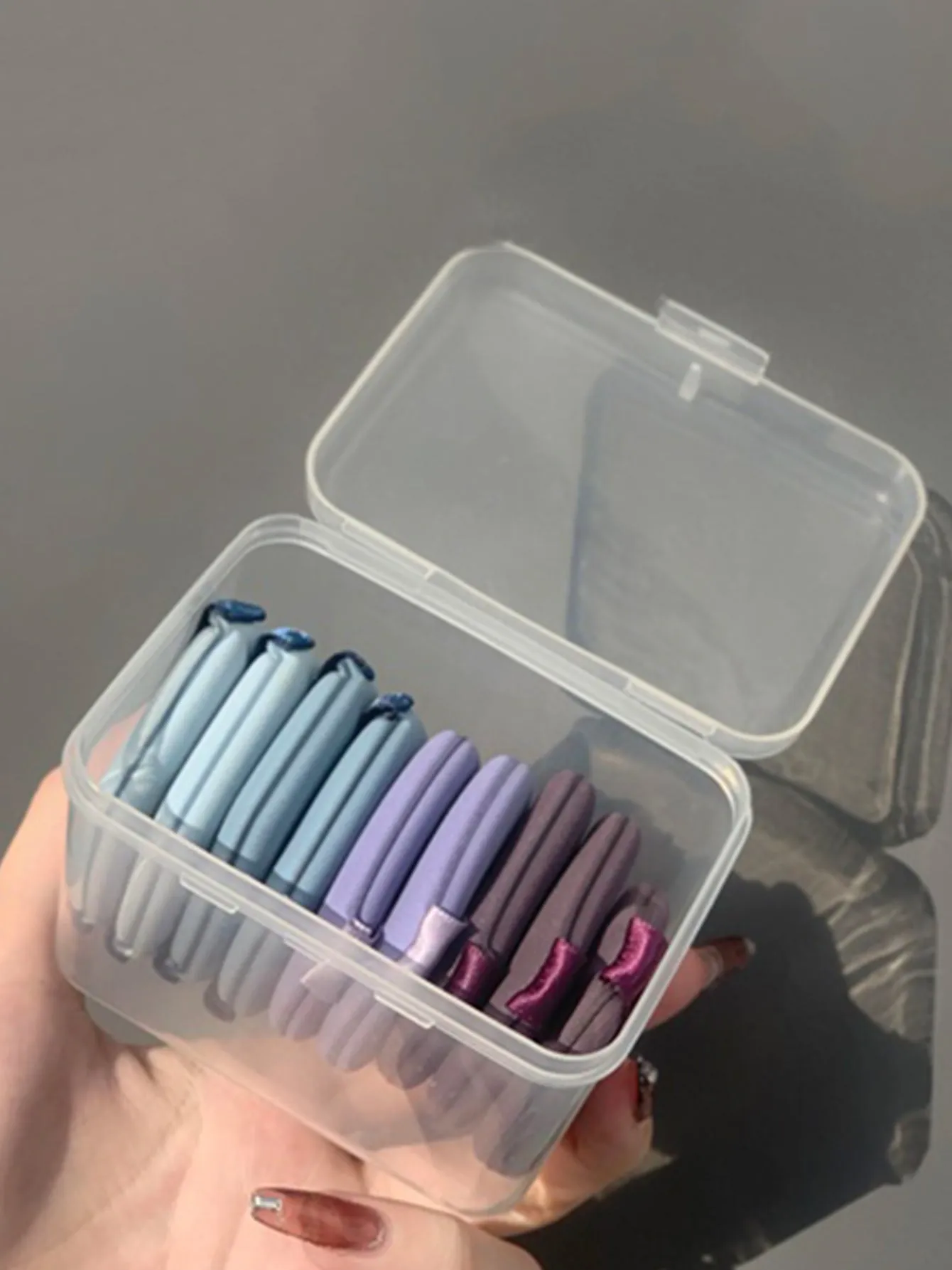 1pc Makeup Puff Storage Box