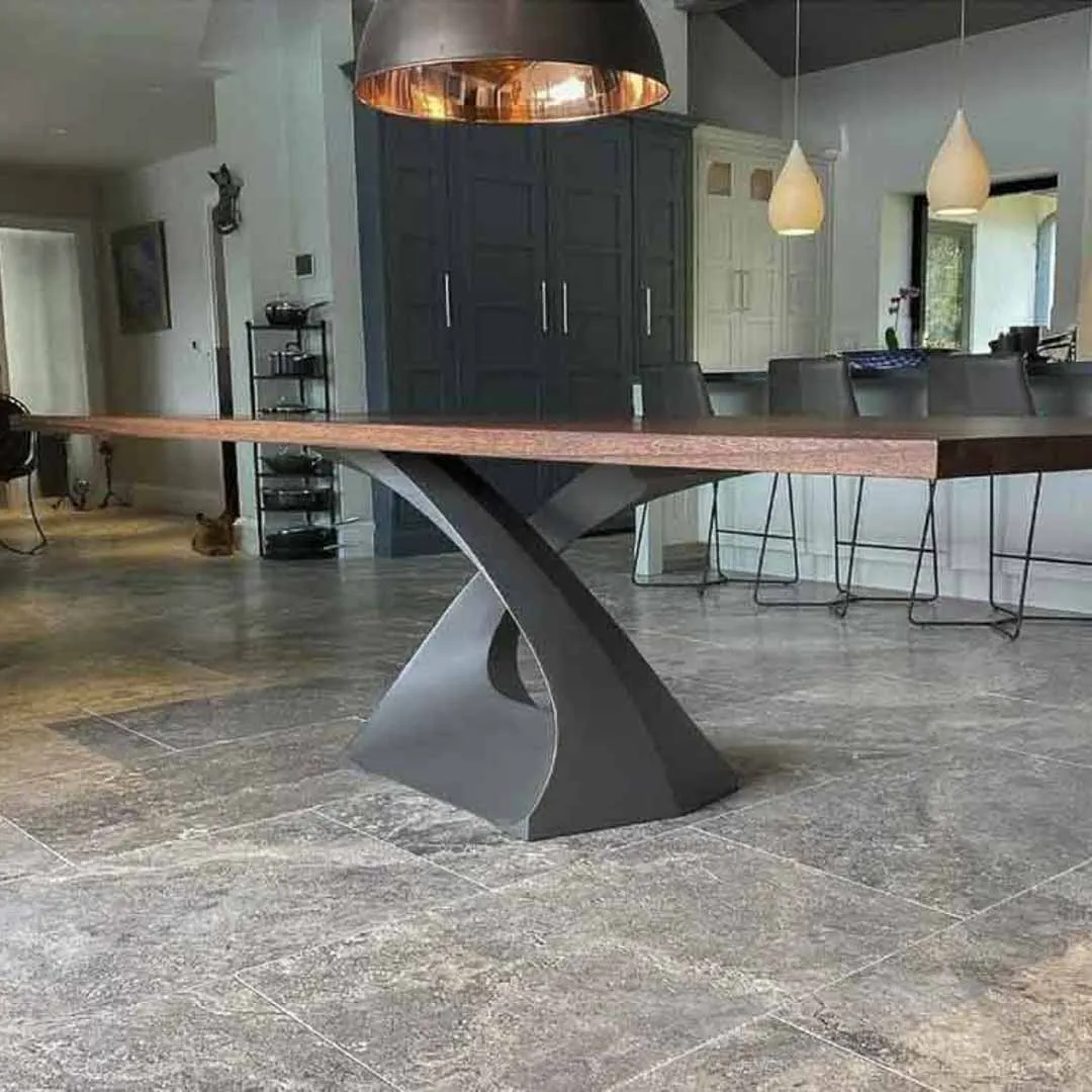 307 Tulipe 28" Industrial Metal Table Base