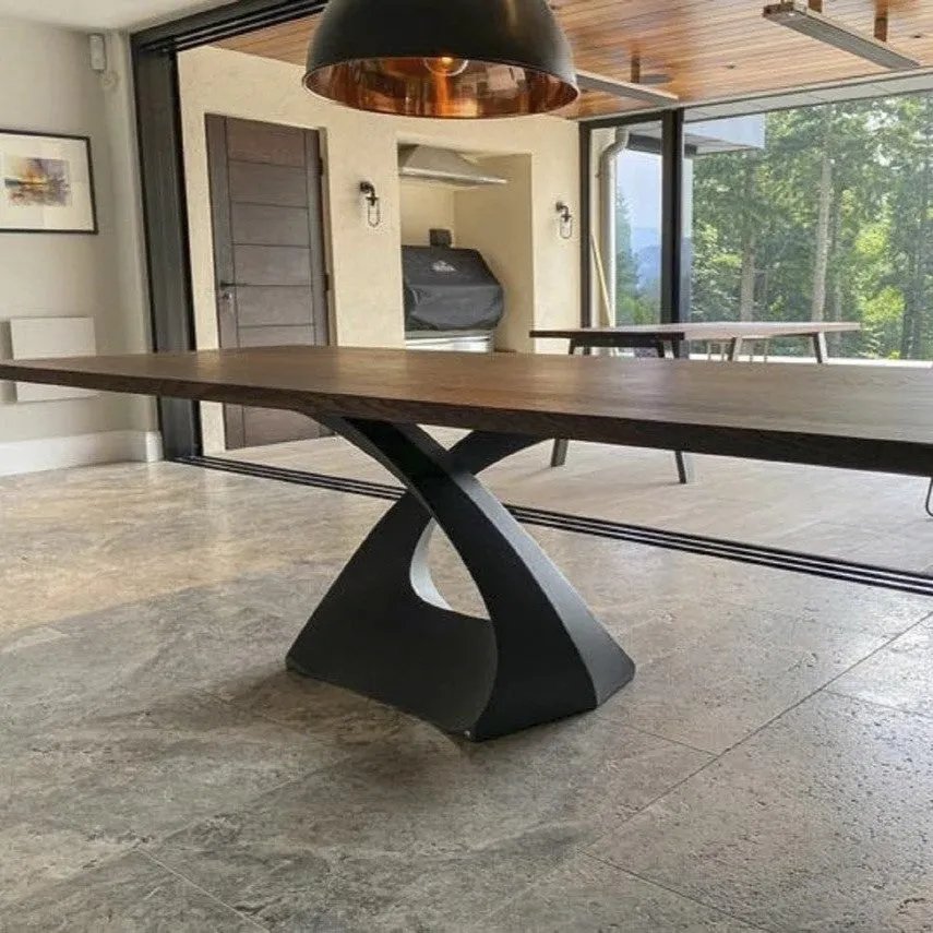 307 Tulipe 28" Industrial Metal Table Base