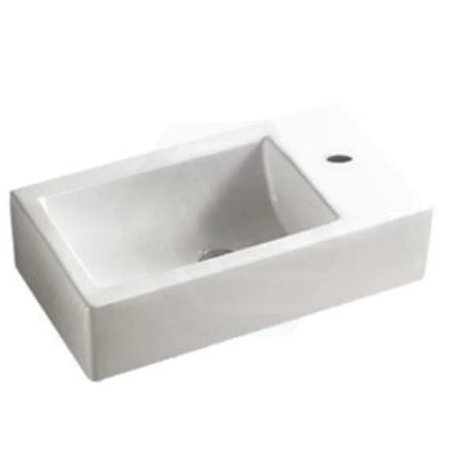 500x250x520mm Wall Hung Bathroom Floating Vanity with Ceramic Top MATT WHITE One Tap Hole