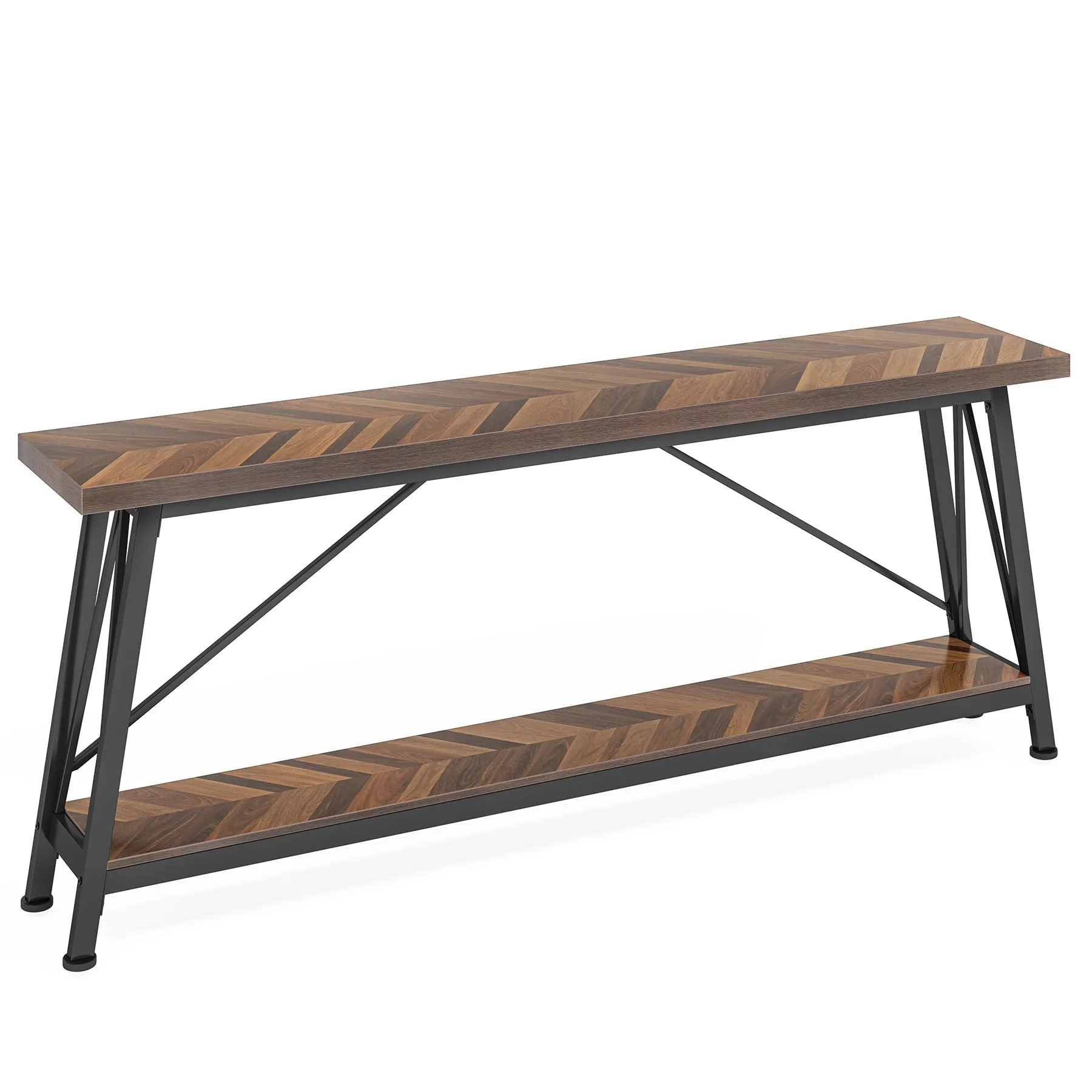 70.9" Console Table, Extra Long Sofa Table Behind Couch