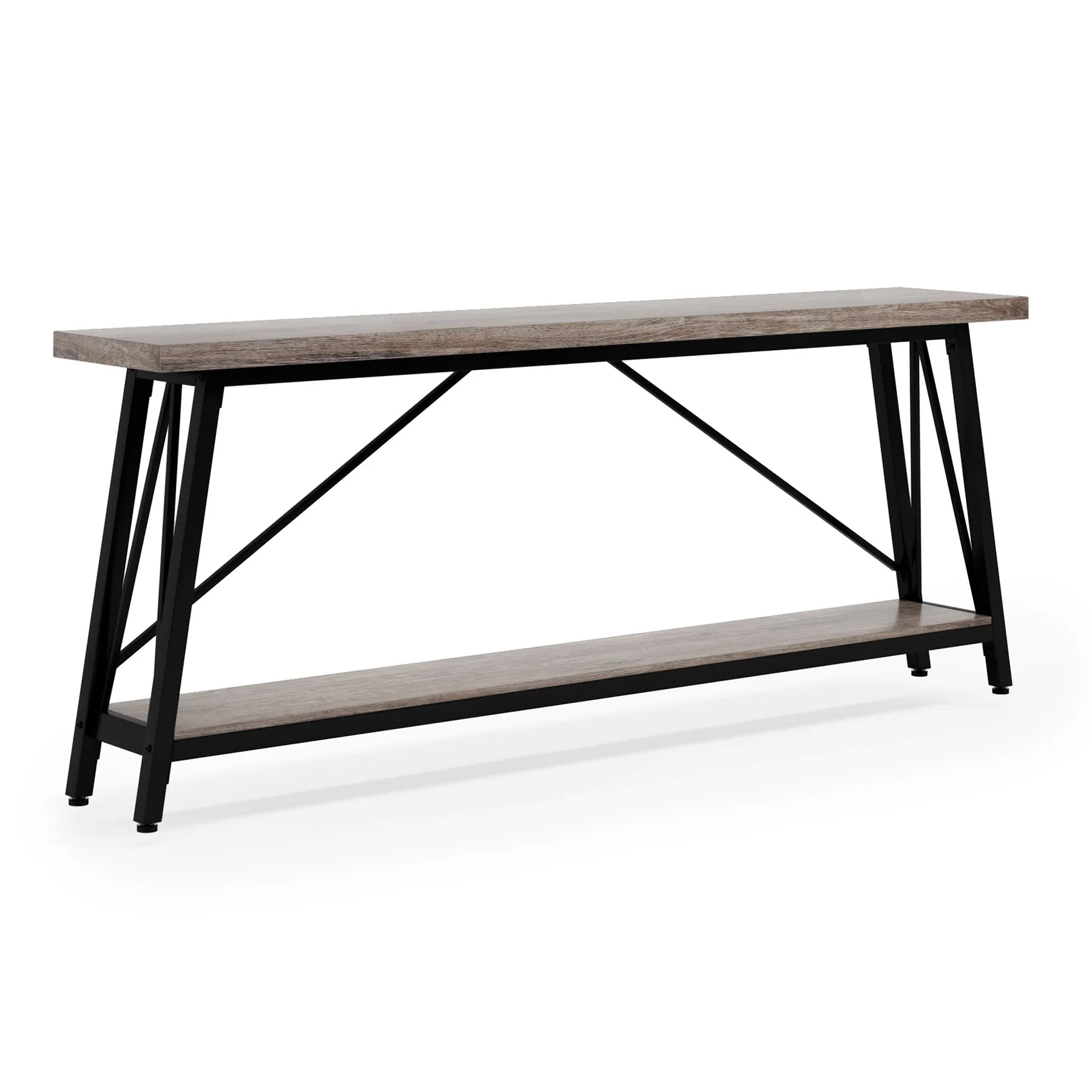 70.9" Console Table, Extra Long Sofa Table Behind Couch