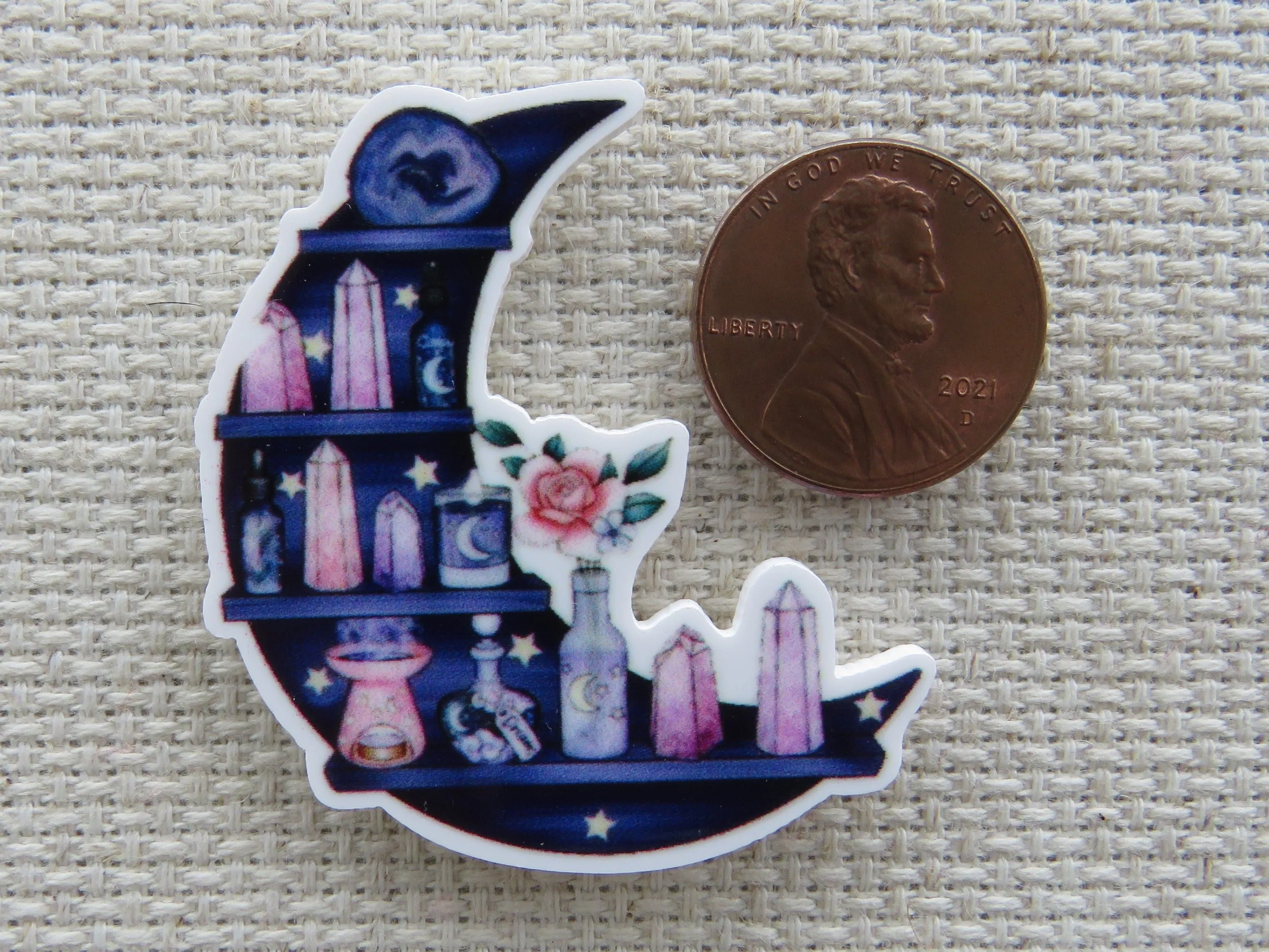 A Potion Moon Needle Minder, Cover Minder, Magnet