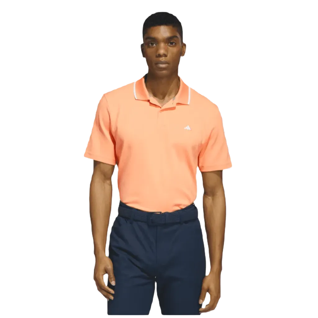 Adidas 2023 Go-To Pique Golf Polo Shirt - Orange