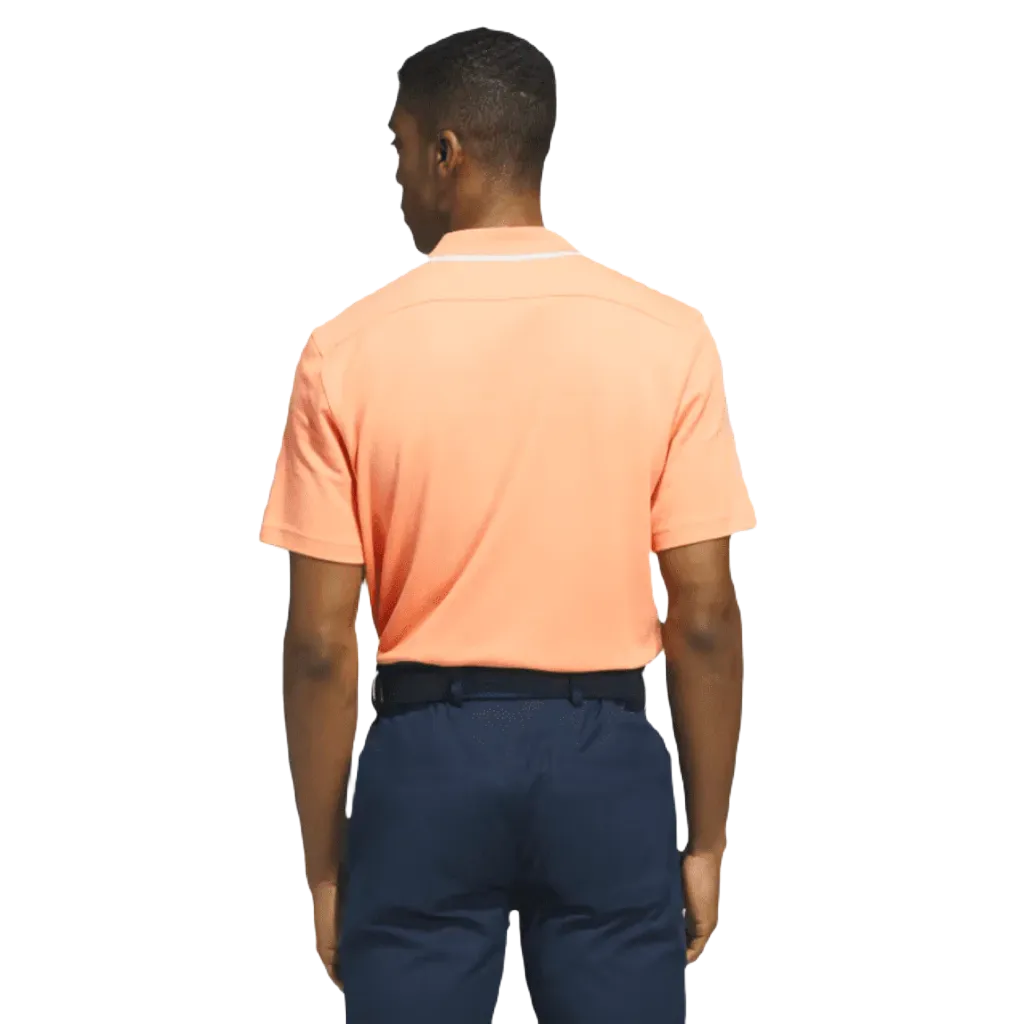 Adidas 2023 Go-To Pique Golf Polo Shirt - Orange