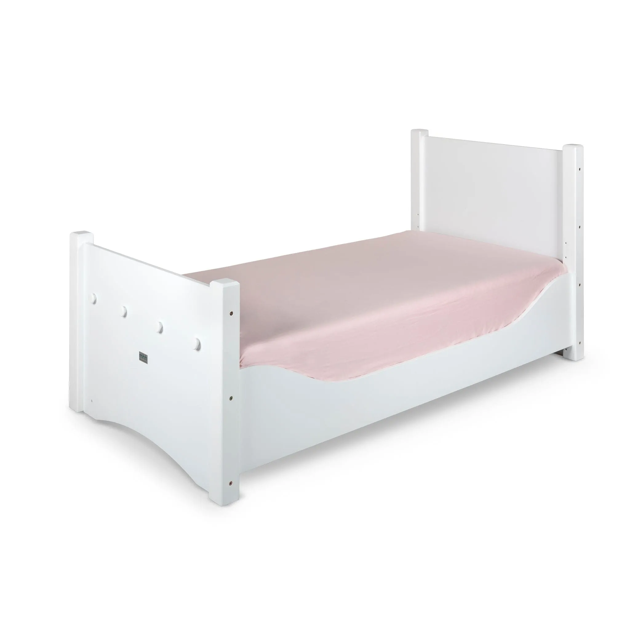 Adjustable Floor Bed - White