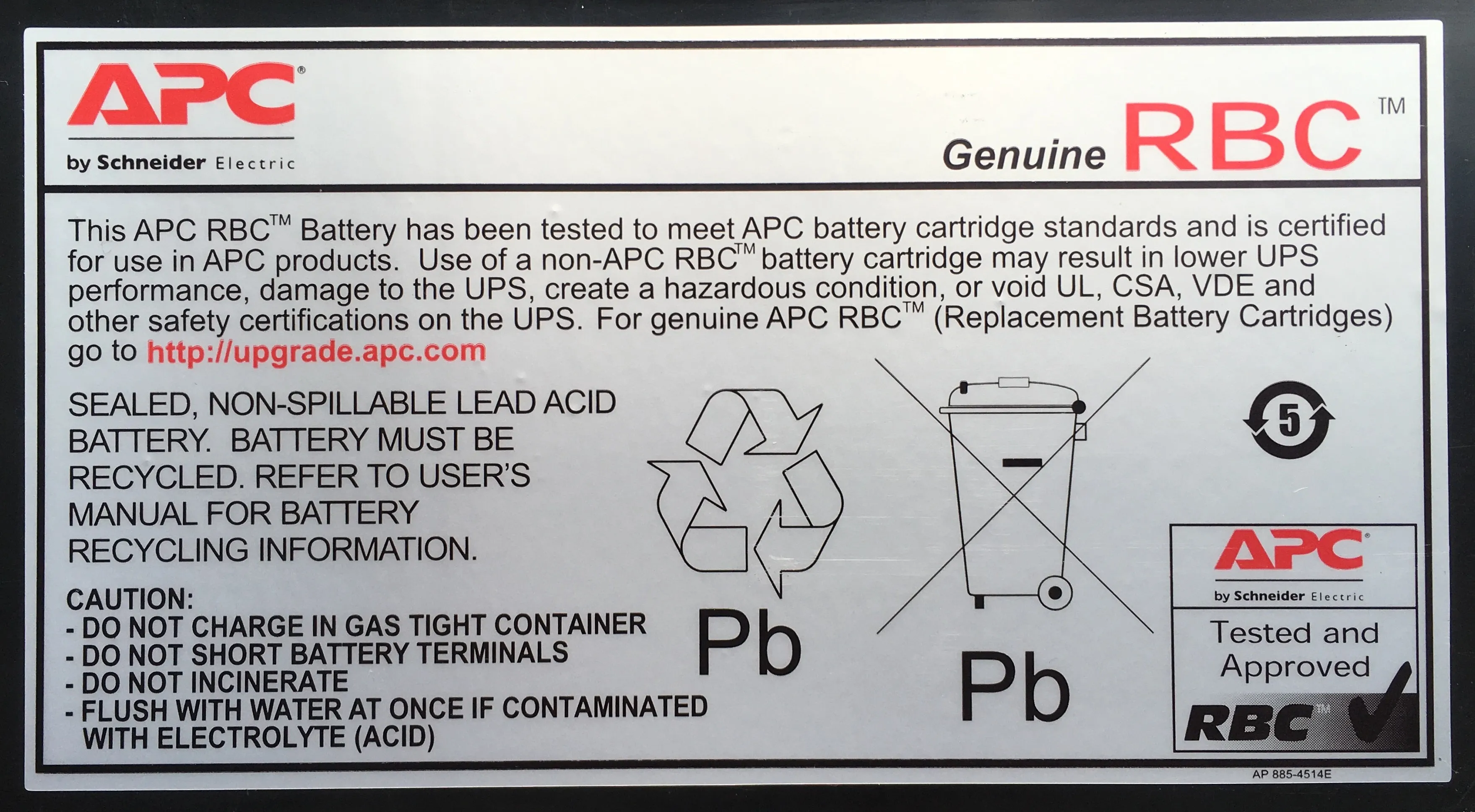 Apc Replacement Battery Cartridge #24 *** Upgrade To A New Ups With Apc Tradeups And Receive Discount, Don't Take The Ri