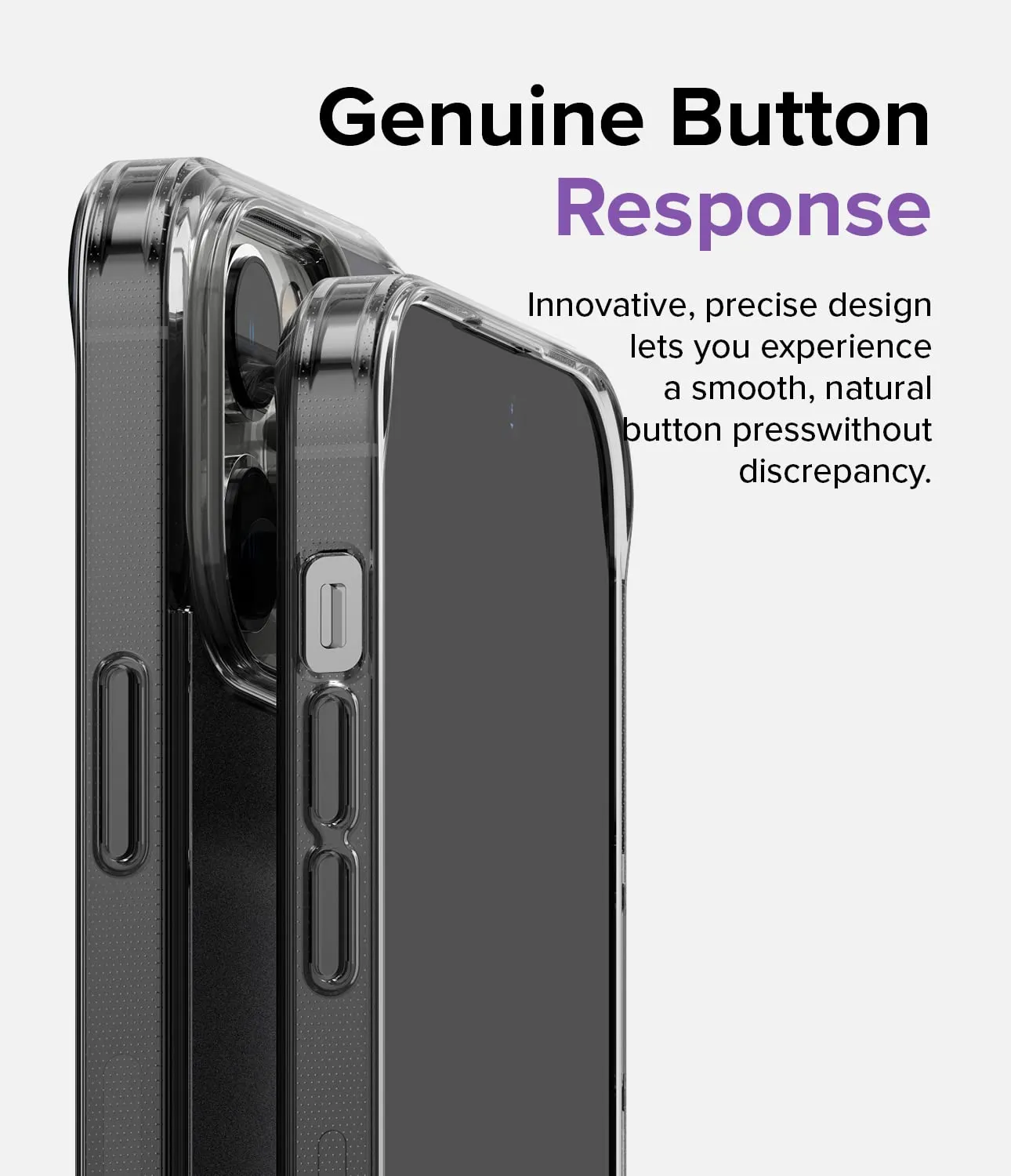 Apple iPhone 14 Pro Back Cover Case | Fusion Matte - Smoke black