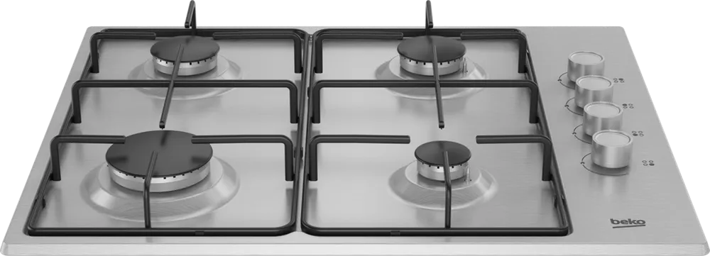 Beko CIHYG21SX 61cm Gas Hob - Stainless Steel