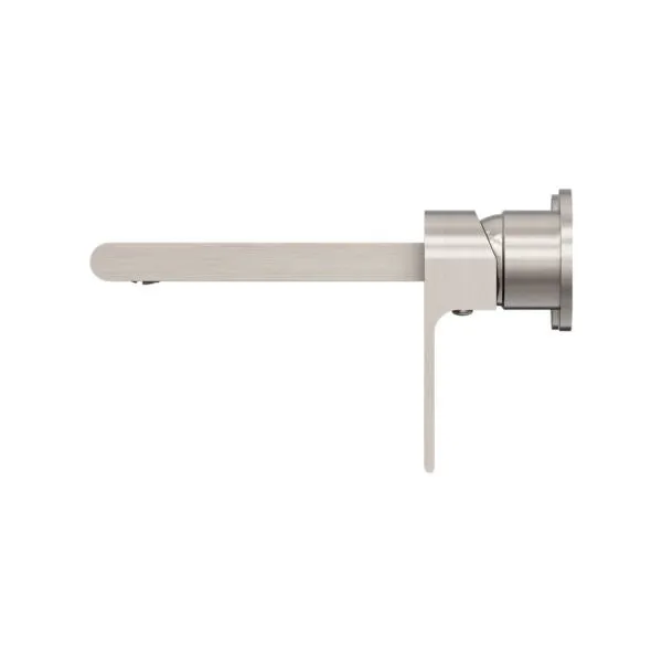 Bianca Wall  Basin Mixer Separate Back Plate Brushed Nickel NR321510eBN