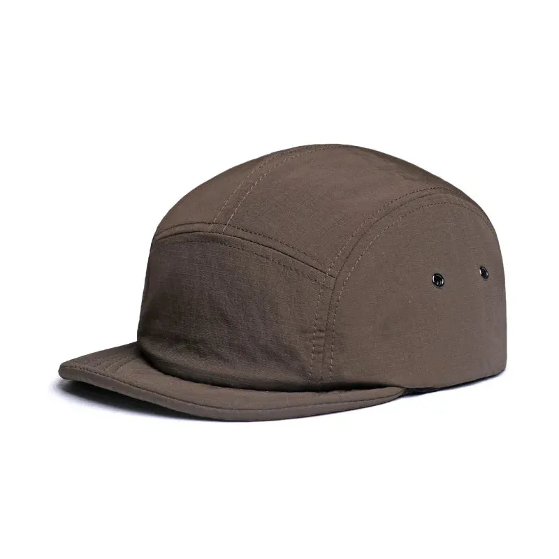 Blank Flat Brim Baseball Caps Back Closed Cap