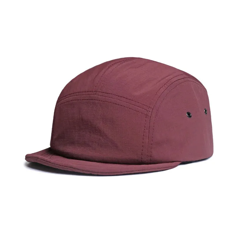 Blank Flat Brim Baseball Caps Back Closed Cap