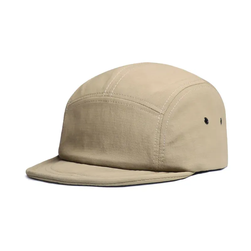 Blank Flat Brim Baseball Caps Back Closed Cap