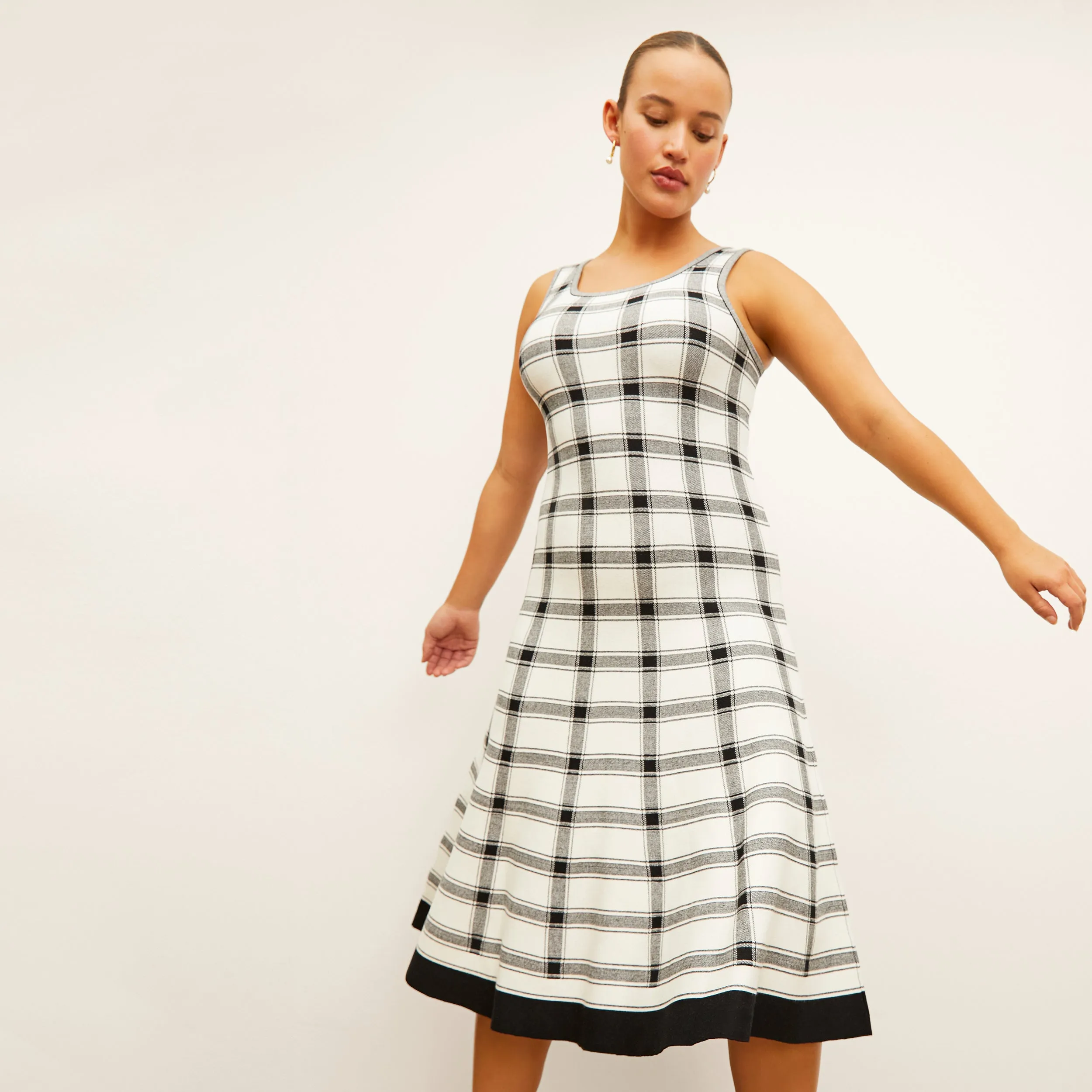 Carol Dress - Eco 365Knit :: Bold Check