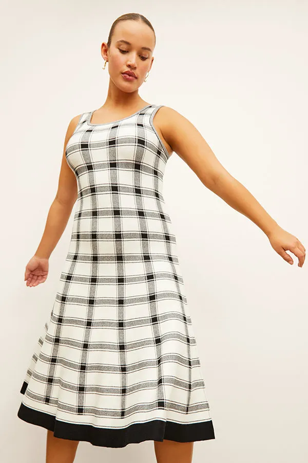 Carol Dress - Eco 365Knit :: Bold Check