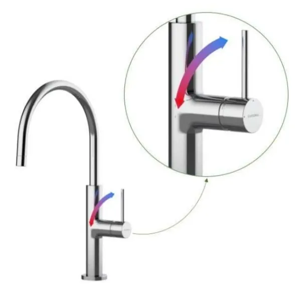 Caroma Liano II Lead Free Pull Out Sink Mixer - Brushed Brass