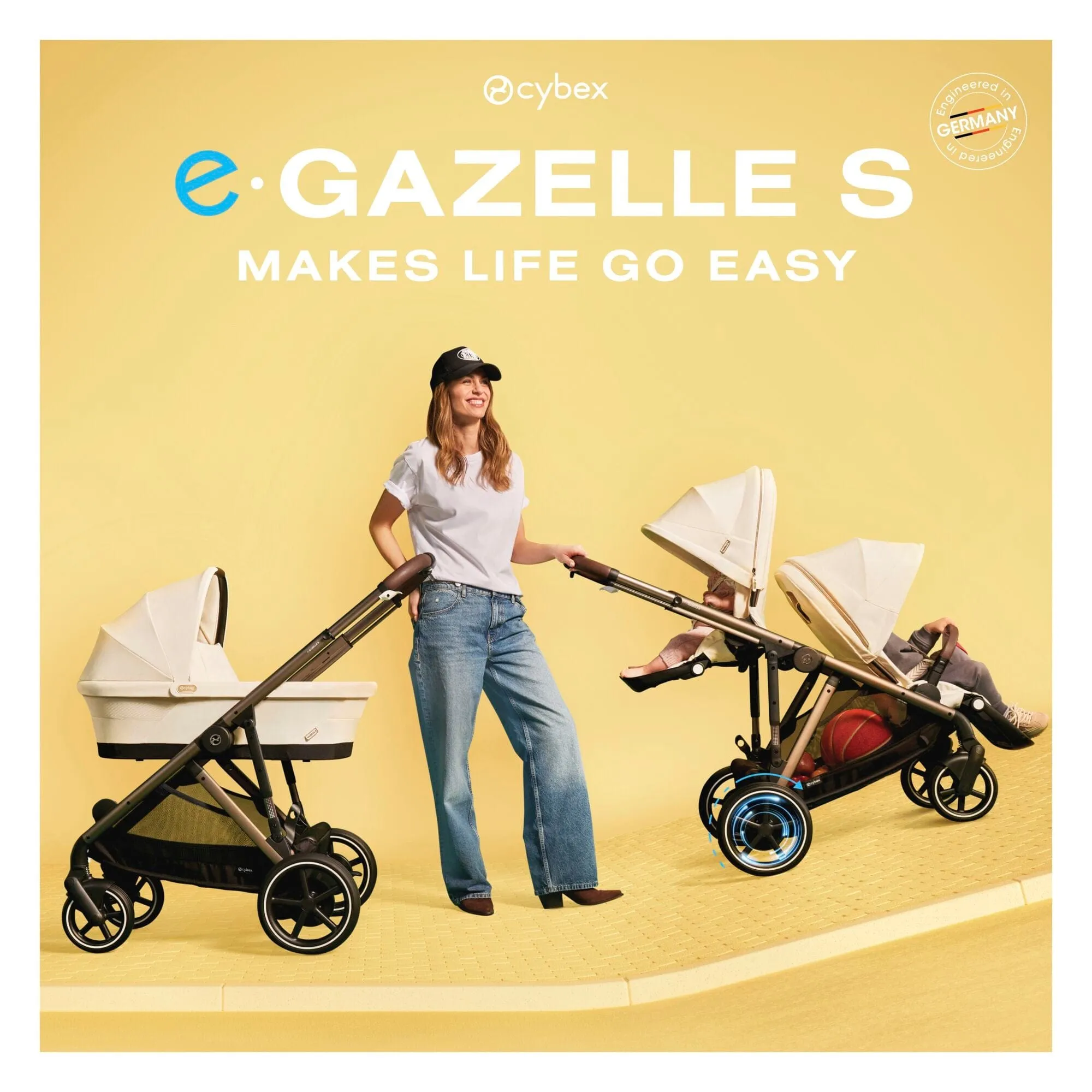 Cybex eGazelle S Comfort Bundle in Almond Beige