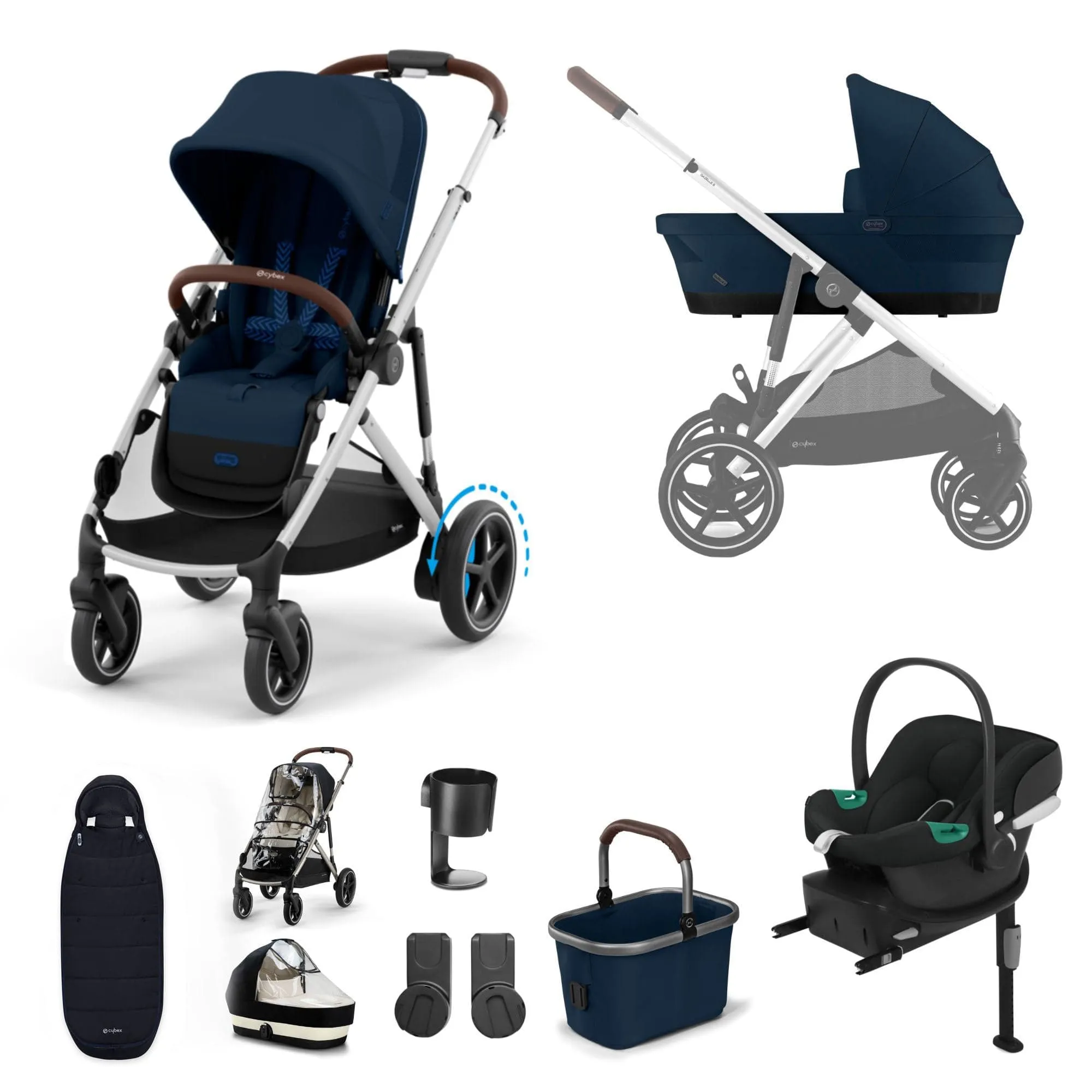 Cybex eGazelle S Comfort Bundle in Ocean Blue