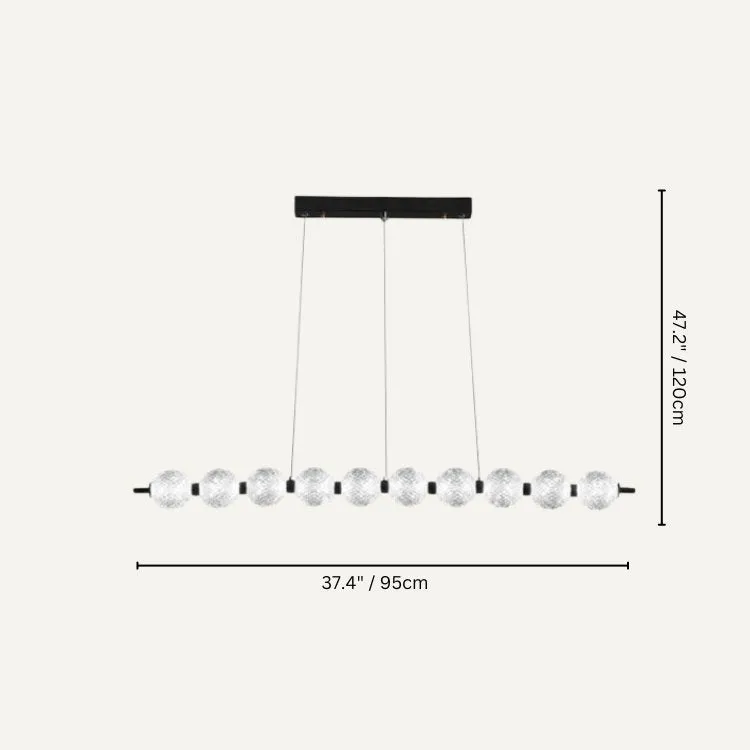 Decus Linear Chandelier