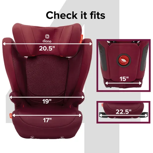 Diono Monterey 4DXT Latch Expandable Booster Seat