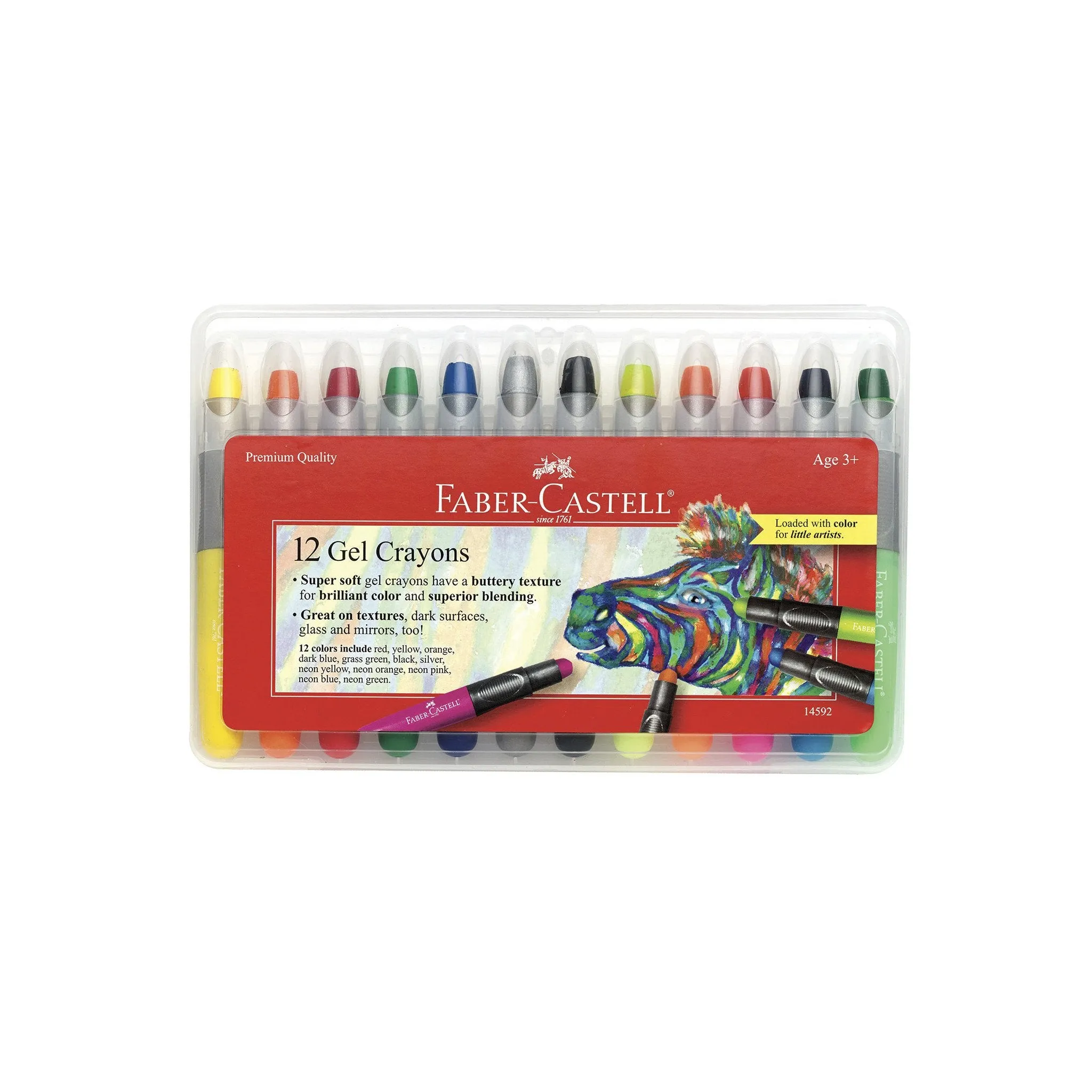 Faber-Castell 12 Gel Crayons