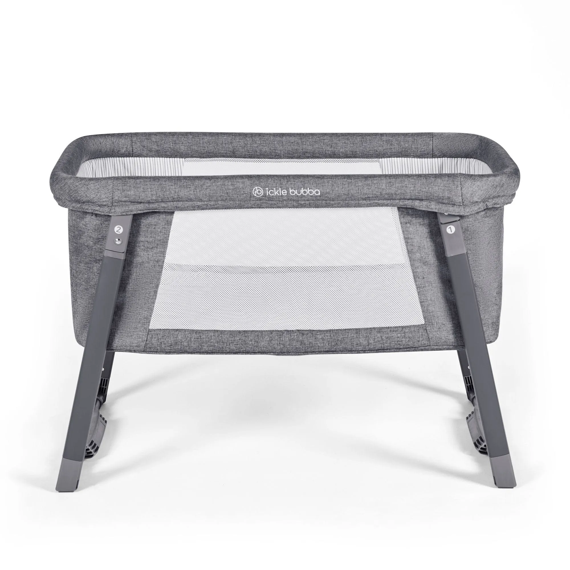 Ickle Bubba Mini Rocker Crib in Space Grey