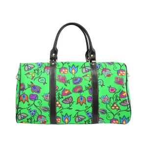 Indigenous Paisley Green Waterproof Travel Bag/Small