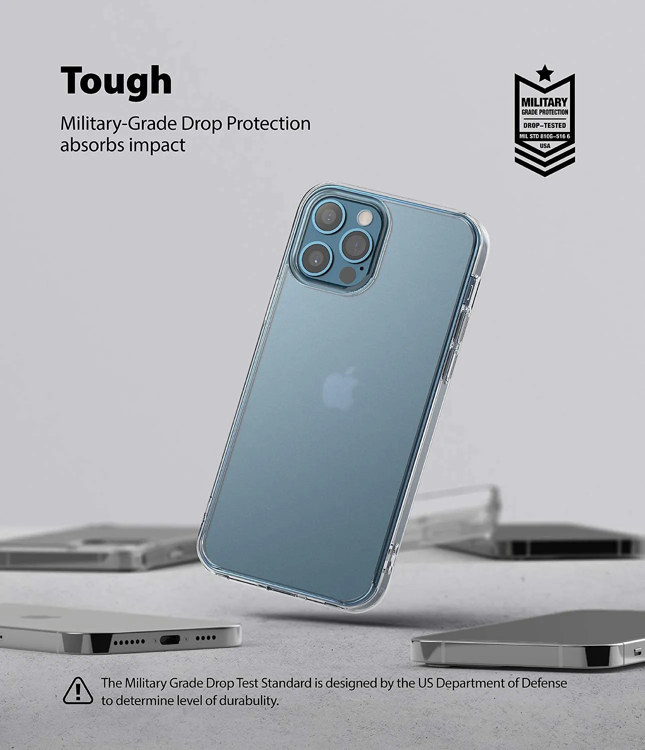 iPhone 12 Pro Max Back Cover Case | Fusion -  Matte Clear