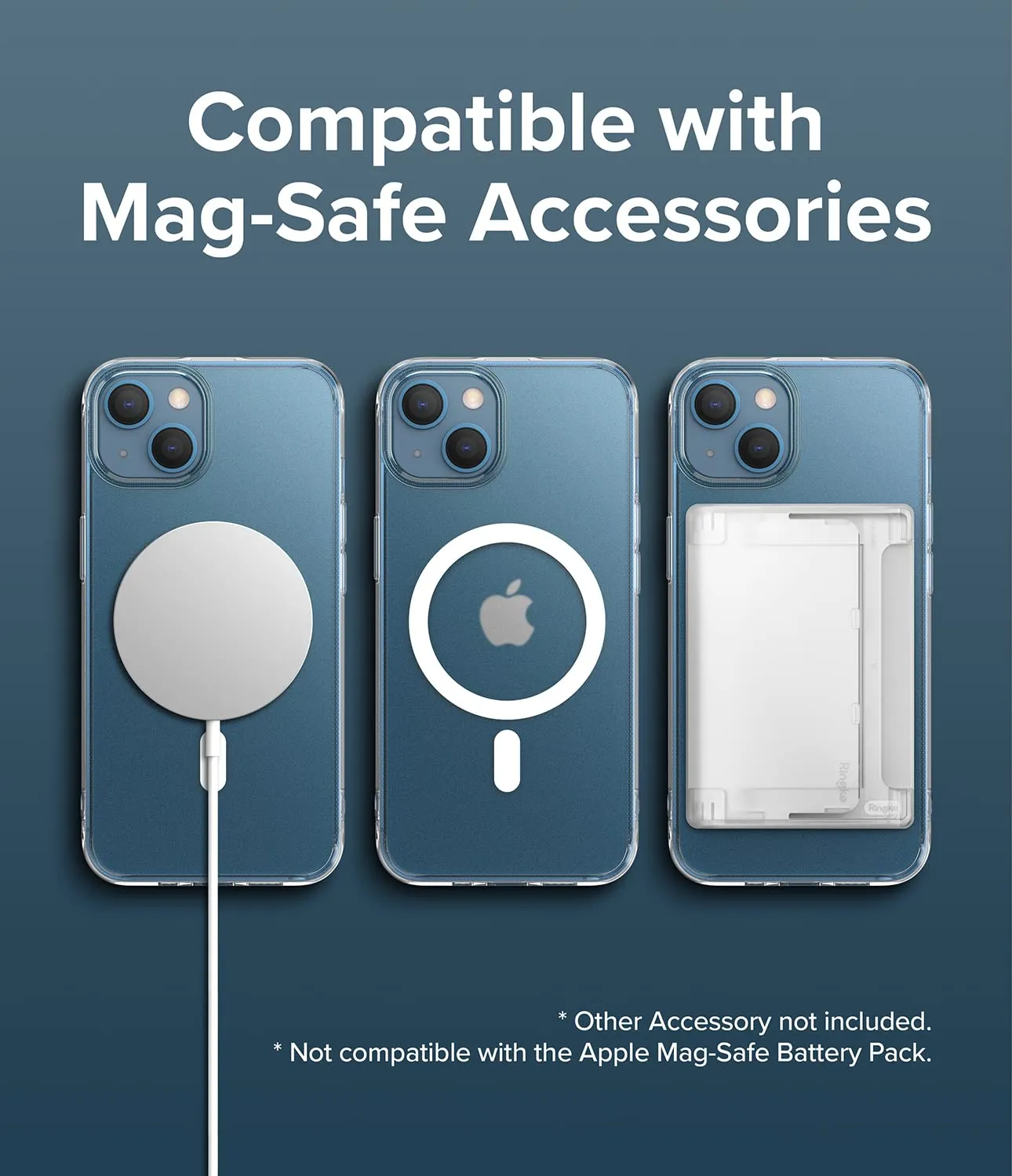 iPhone 13 Mini Back Cover Case | Fusion Magnetic - Matte Clear