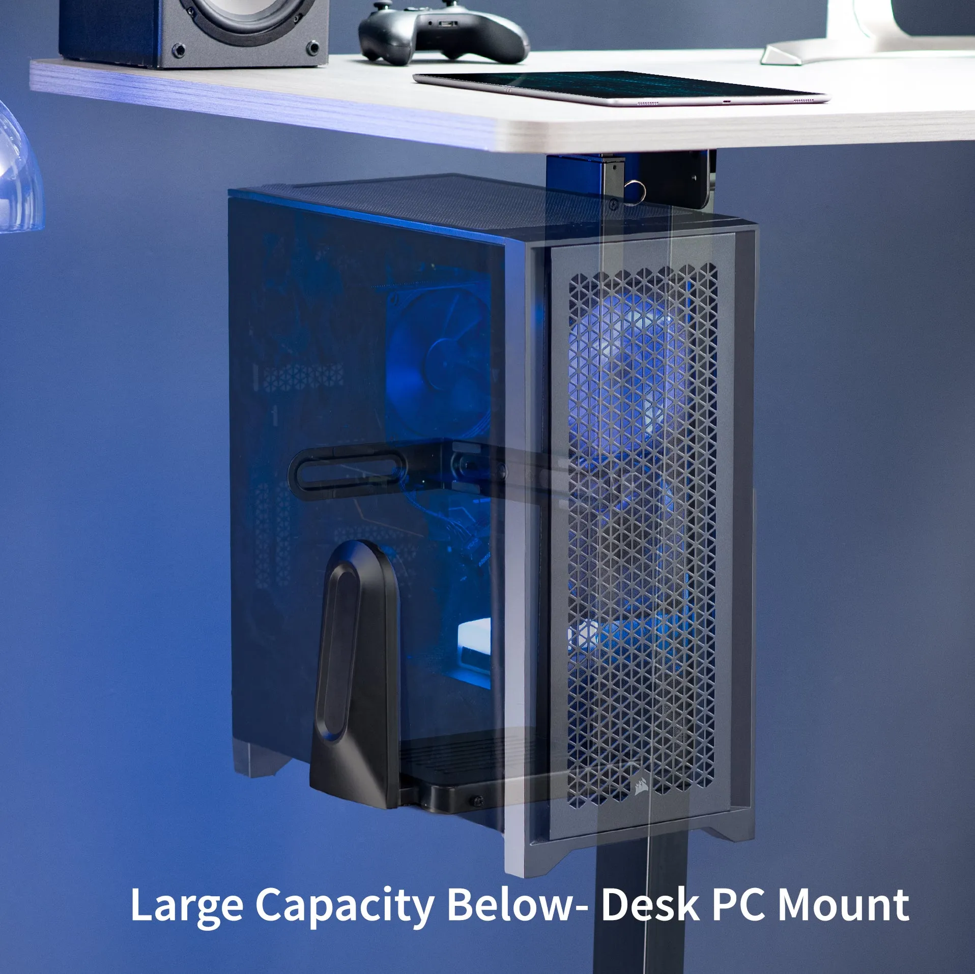 Large Under Desk PC Mount