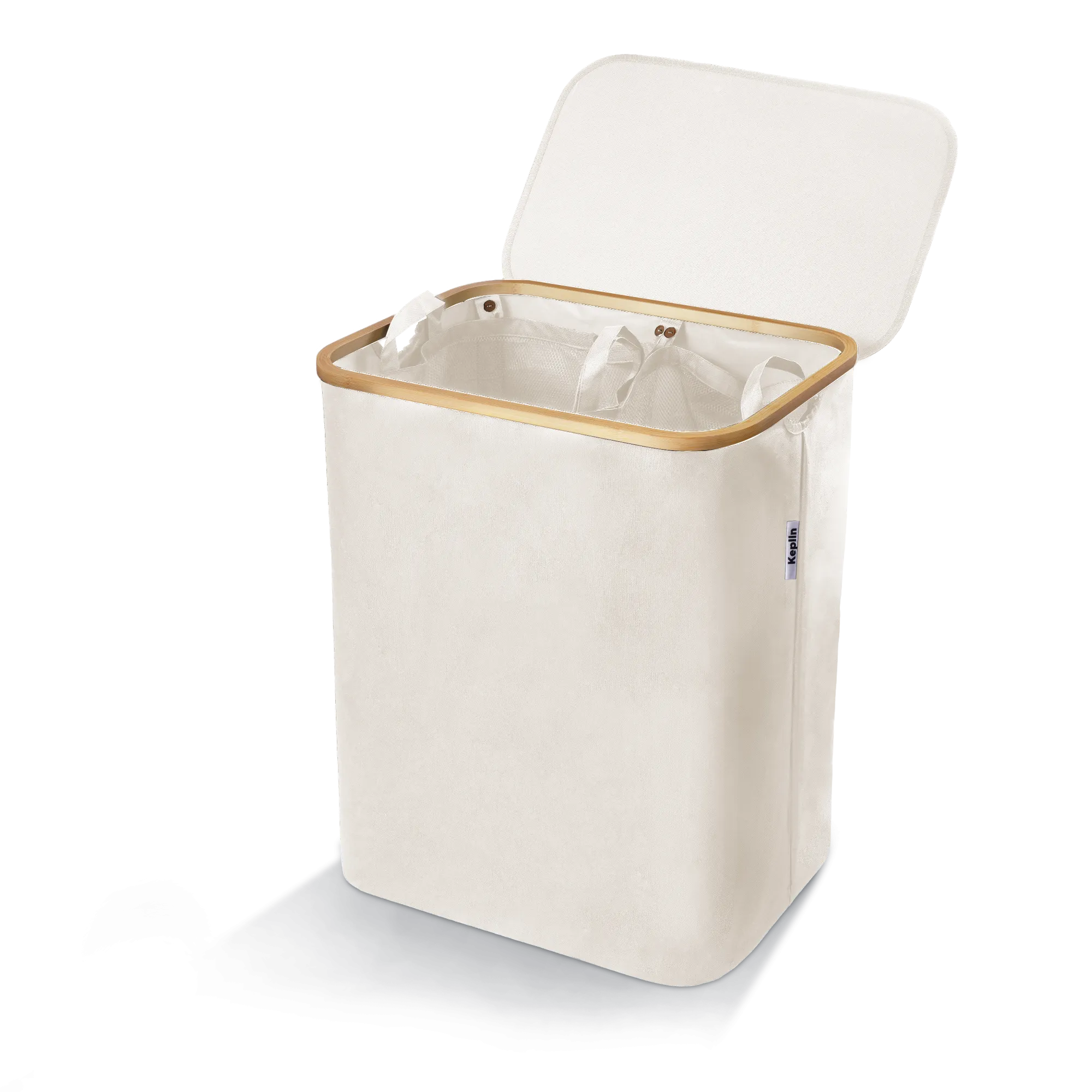 Laundry Basket - 145L Capacity with Handles and Machine Washable Removable Bags