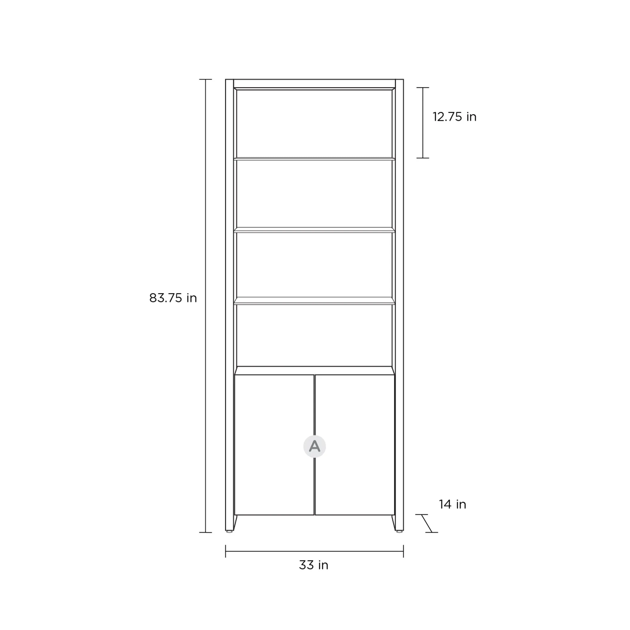 Linea Double Shelf