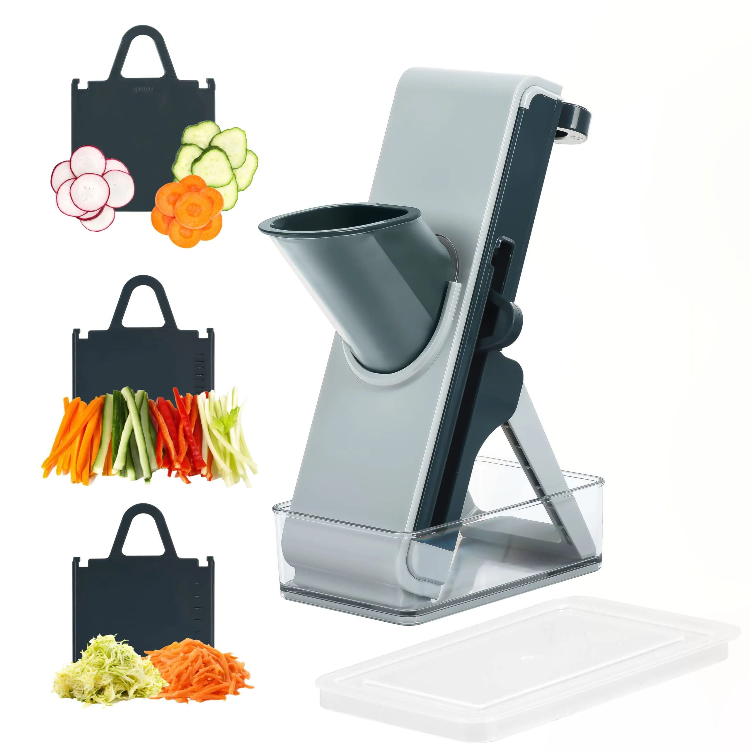 Mandoline Slicer - All-In-1 Vegetable Slicer, Mincer, Chopper, Dicer - Fruit