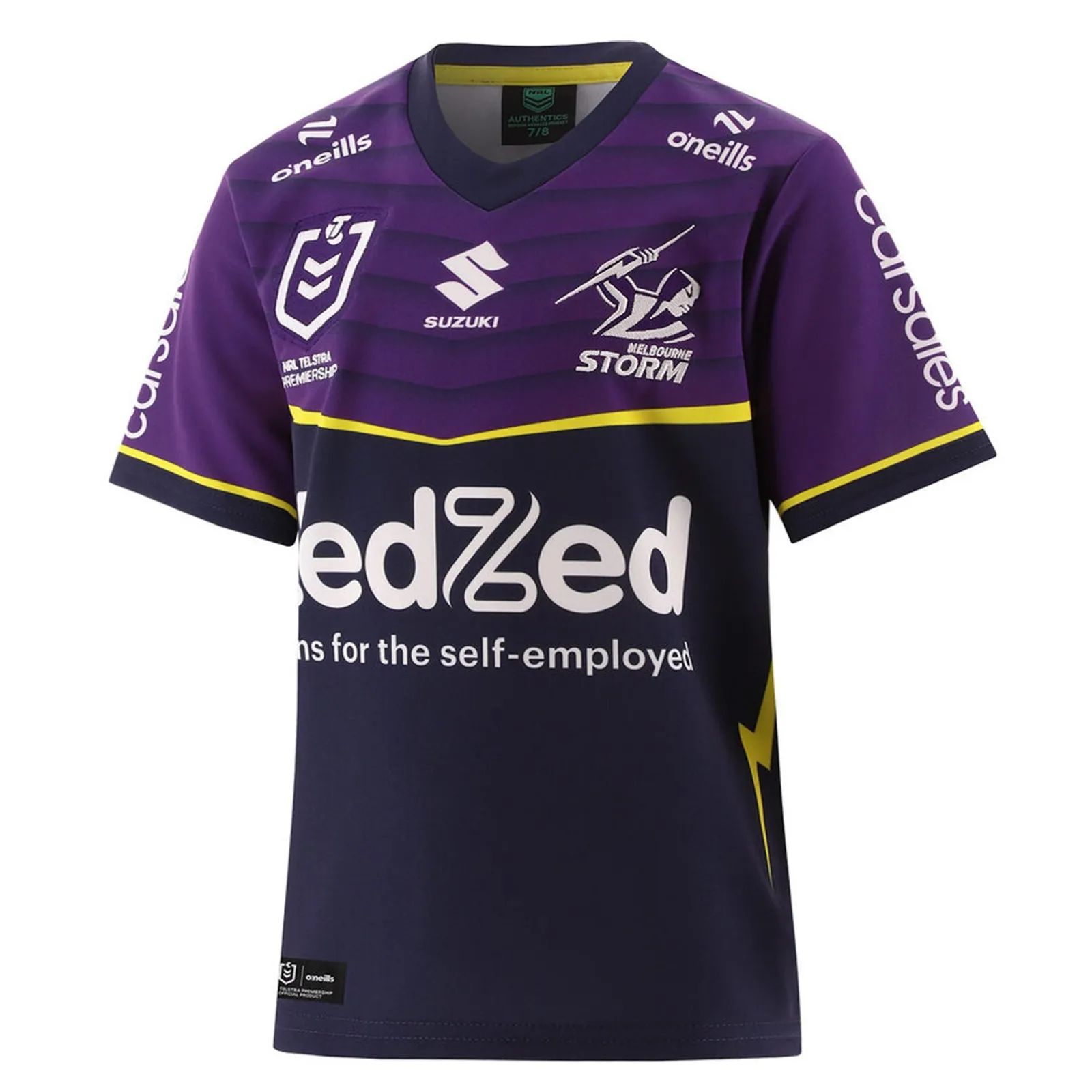 Melbourne Storm 2024 Kids Home Jersey NRL Rugby League by O'Neills