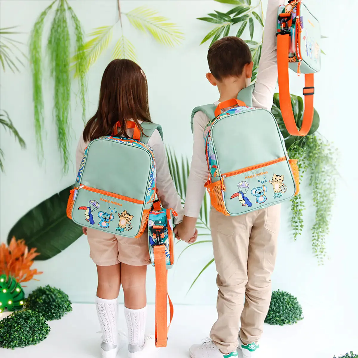 Milk&Moo Kids School Backpack Set^