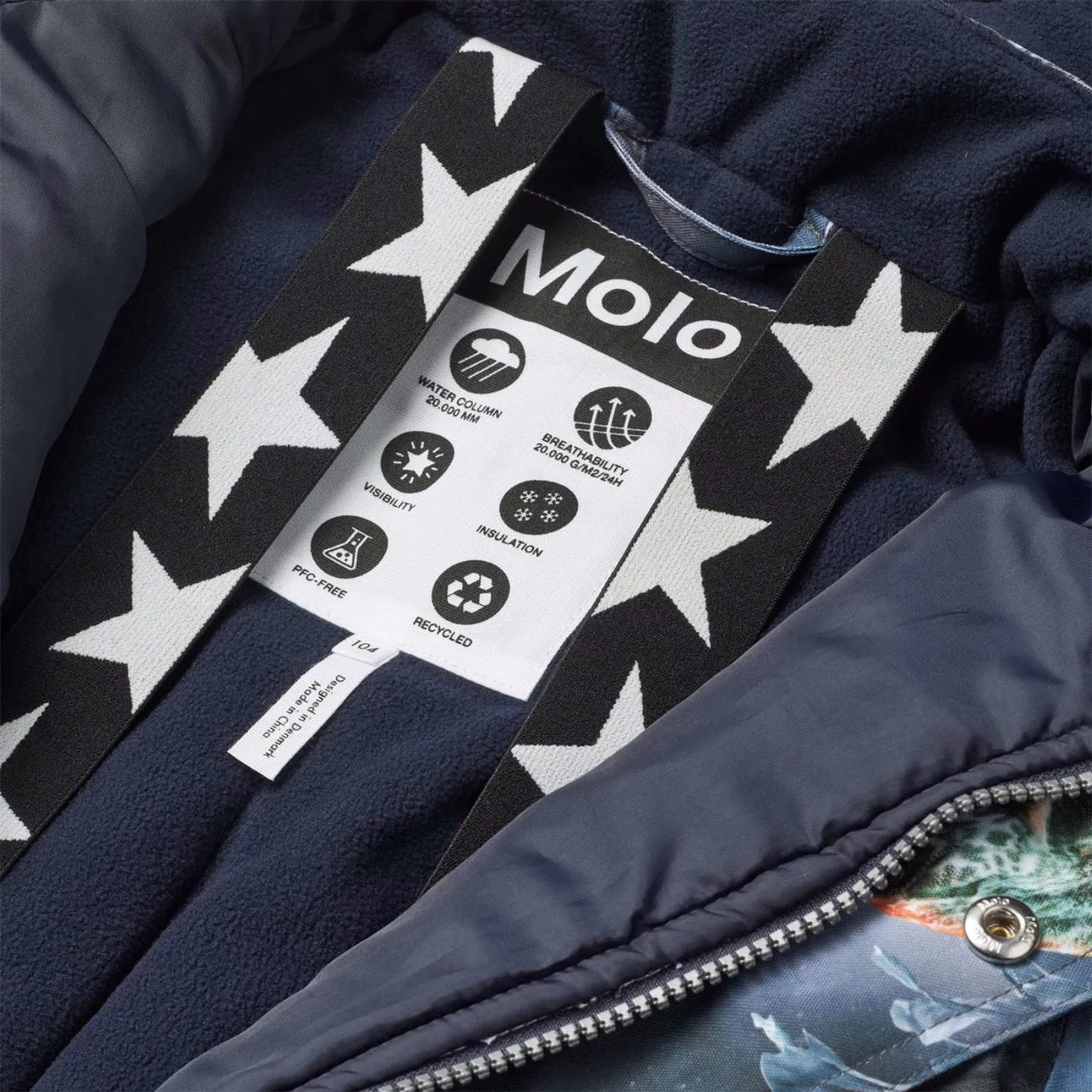 Molo Dino In Space Polaris Snowsuit