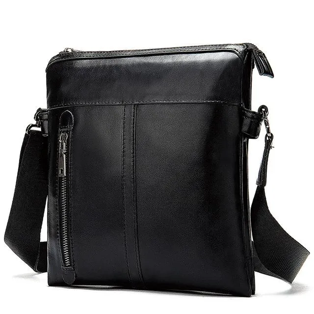 MROYALE™ Men's 100% Leather Crossbody Shoulder Messenger Satchel Bag