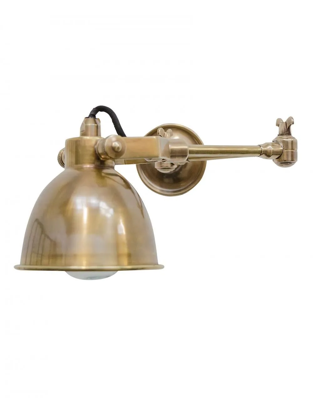 Old School Electric Maxim swing wall light