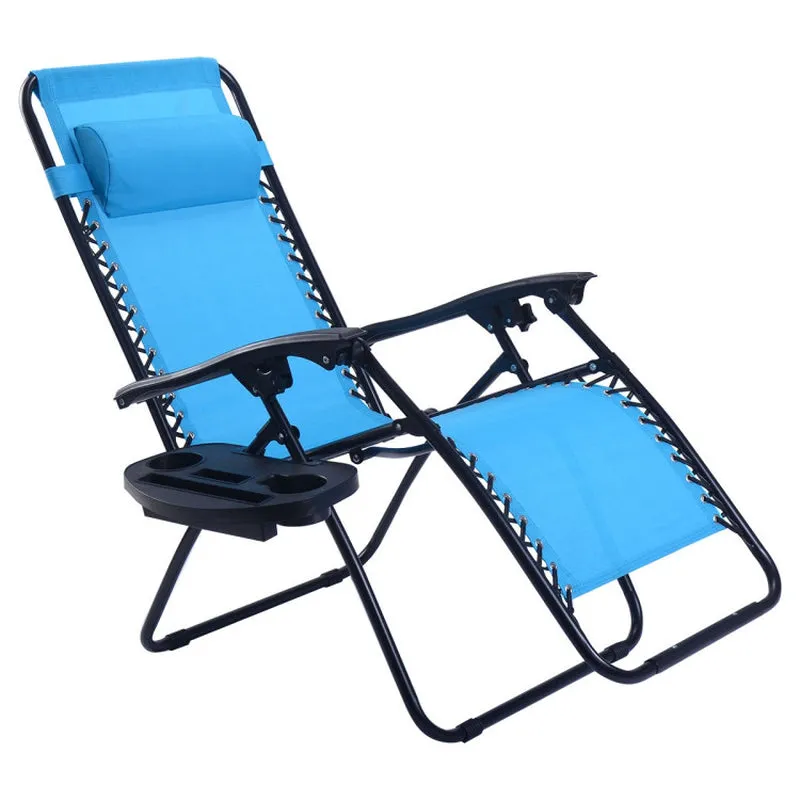 Outdoor Folding Zero Gravity Reclining Lounge Chair