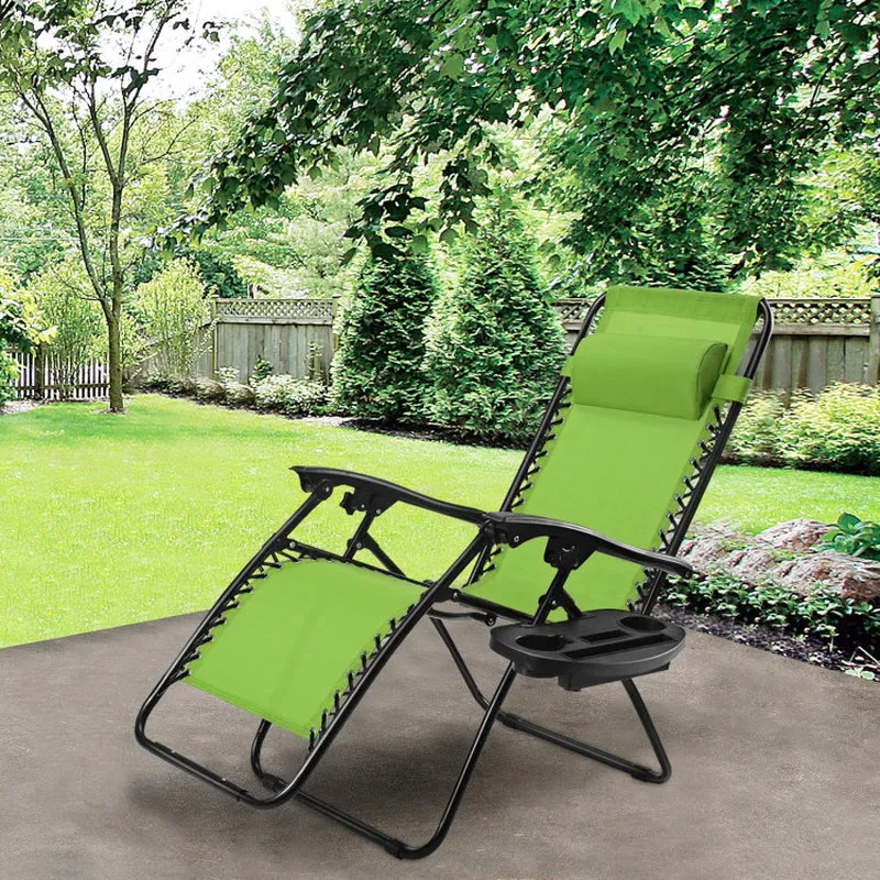 Outdoor Folding Zero Gravity Reclining Lounge Chair