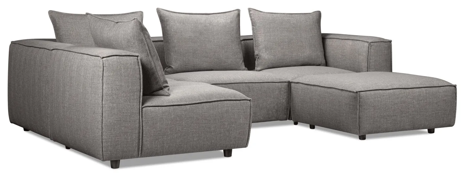 Parlin 5-Piece Modular Sectional - Grey