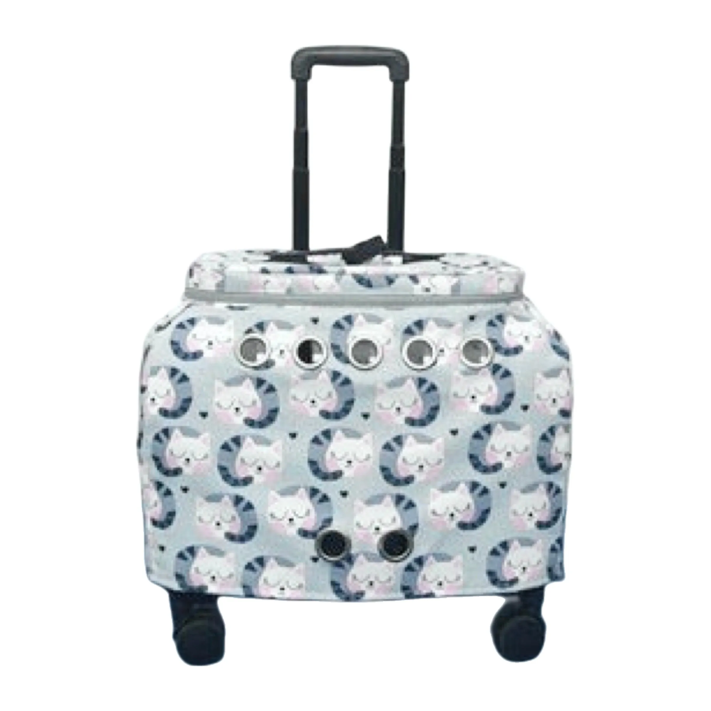 Pet Luggage Generation Traveler Bag Portable Trolley Space Capsule in Transparent, Brown,Clear for Cat, Bunny and other Small Pets