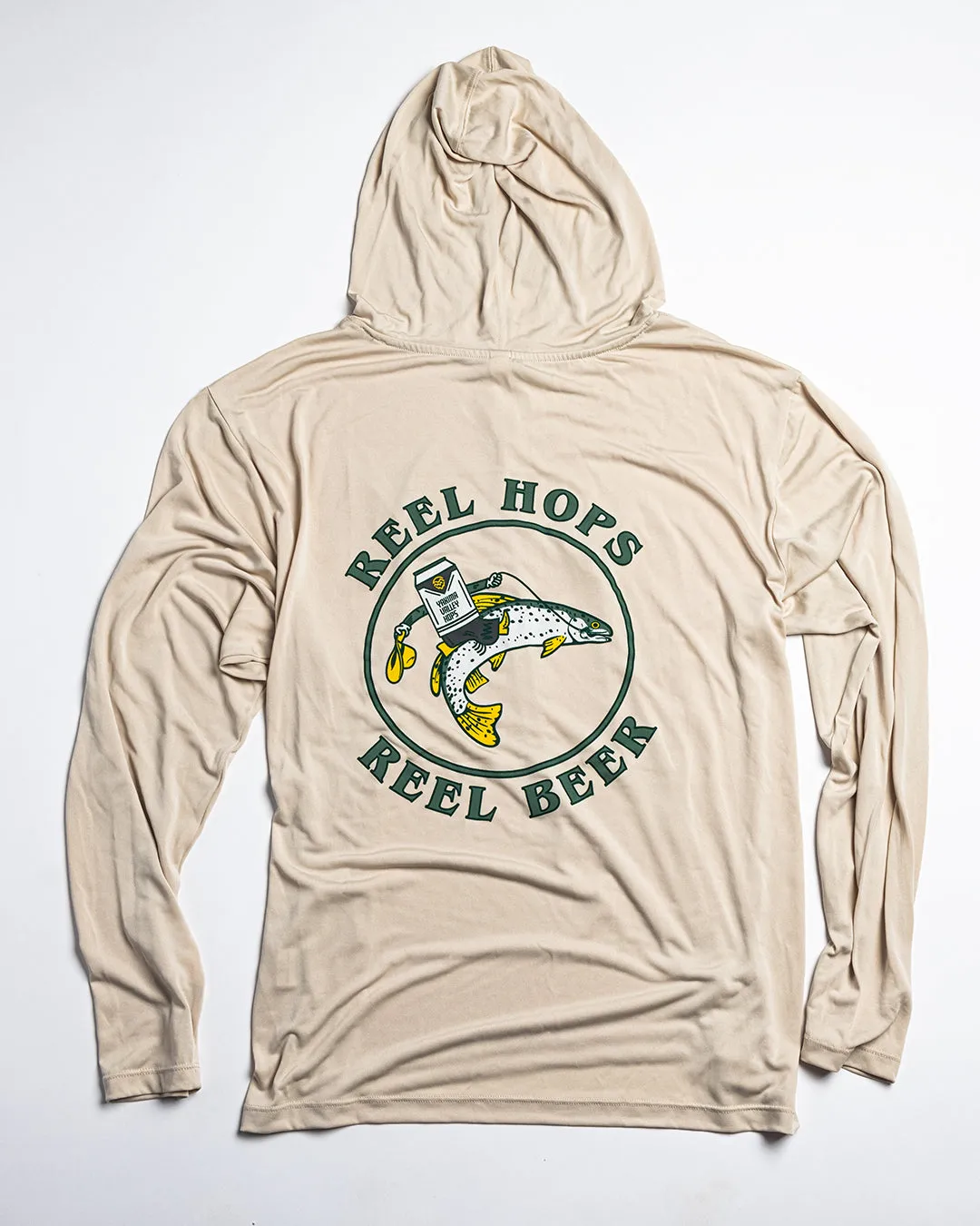 Reel Hops for Reel Beer Fishing Hoodie