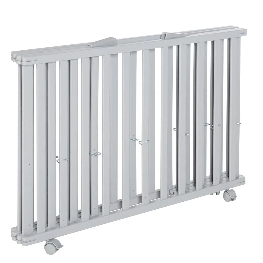 Roba Wooden Foldable Cot Bed 74 x 100 cm (Grey)