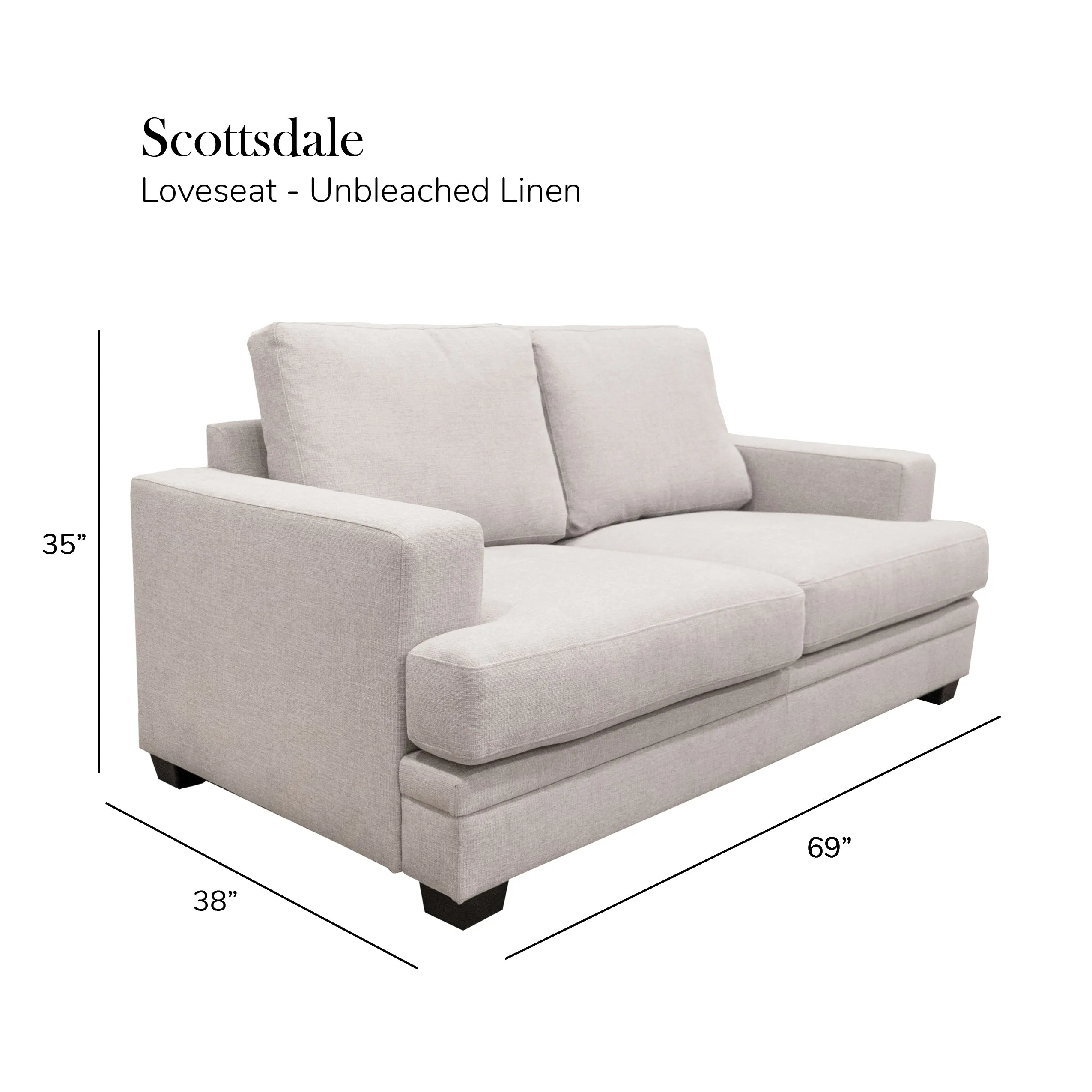 Scottsdale Beige Loveseat