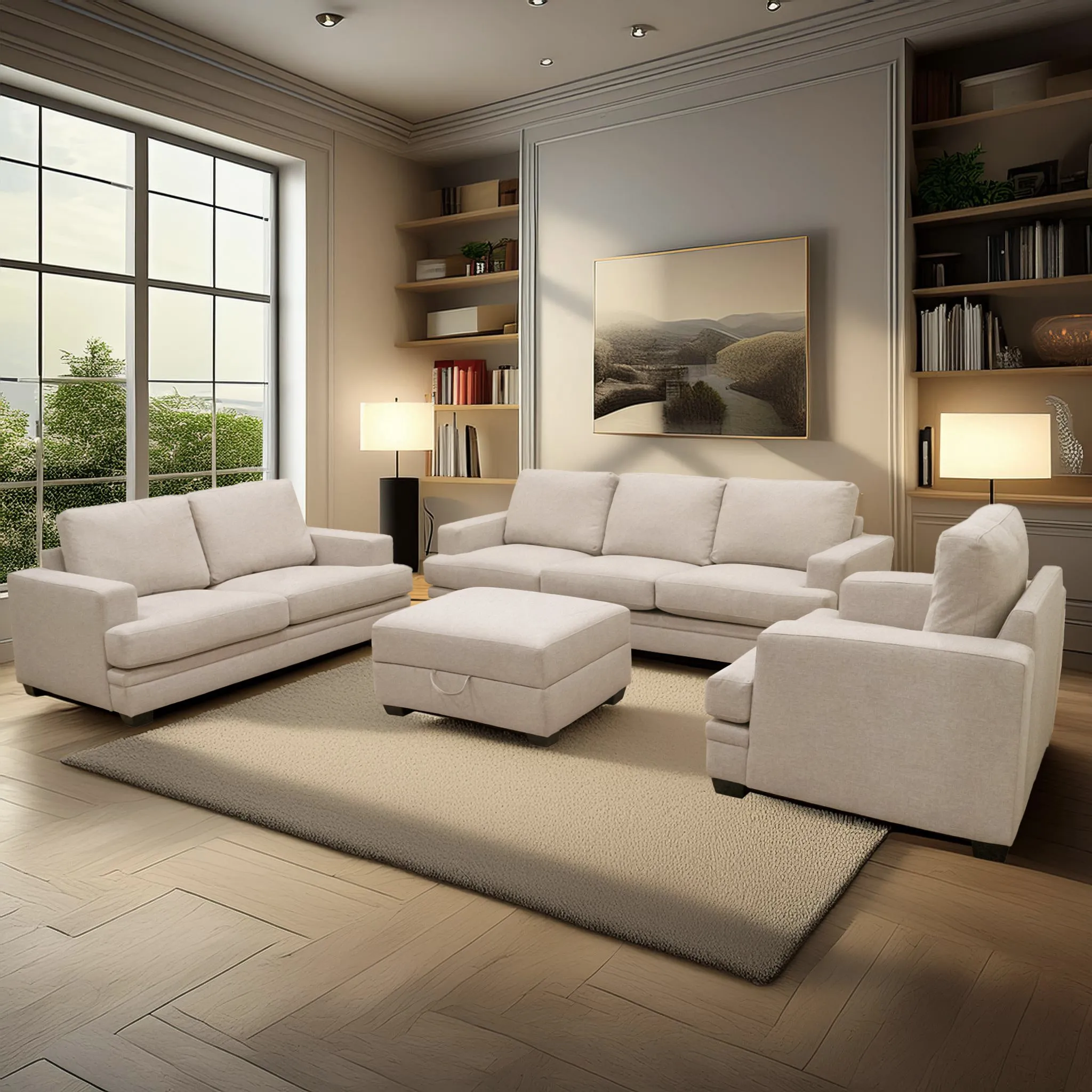 Scottsdale Beige Loveseat