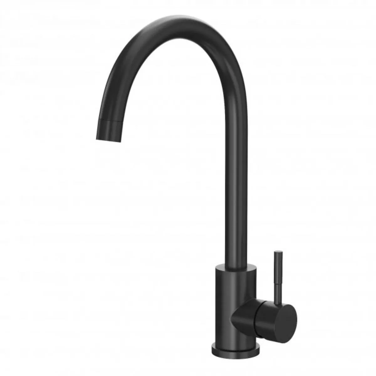 Scudo Core Kitchen Tap with Lever Handle in Matt Black