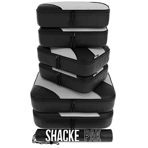 Shacke Explorer 7pcs Packing Cube - Travel Luggage packing Organizers