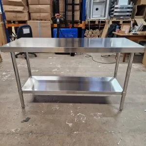 Stainless Steel Centre Table - 1500x600x900mm (WxDxH)